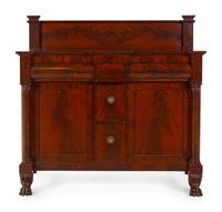 A Classical Figured Mahogany Server — 19th Century