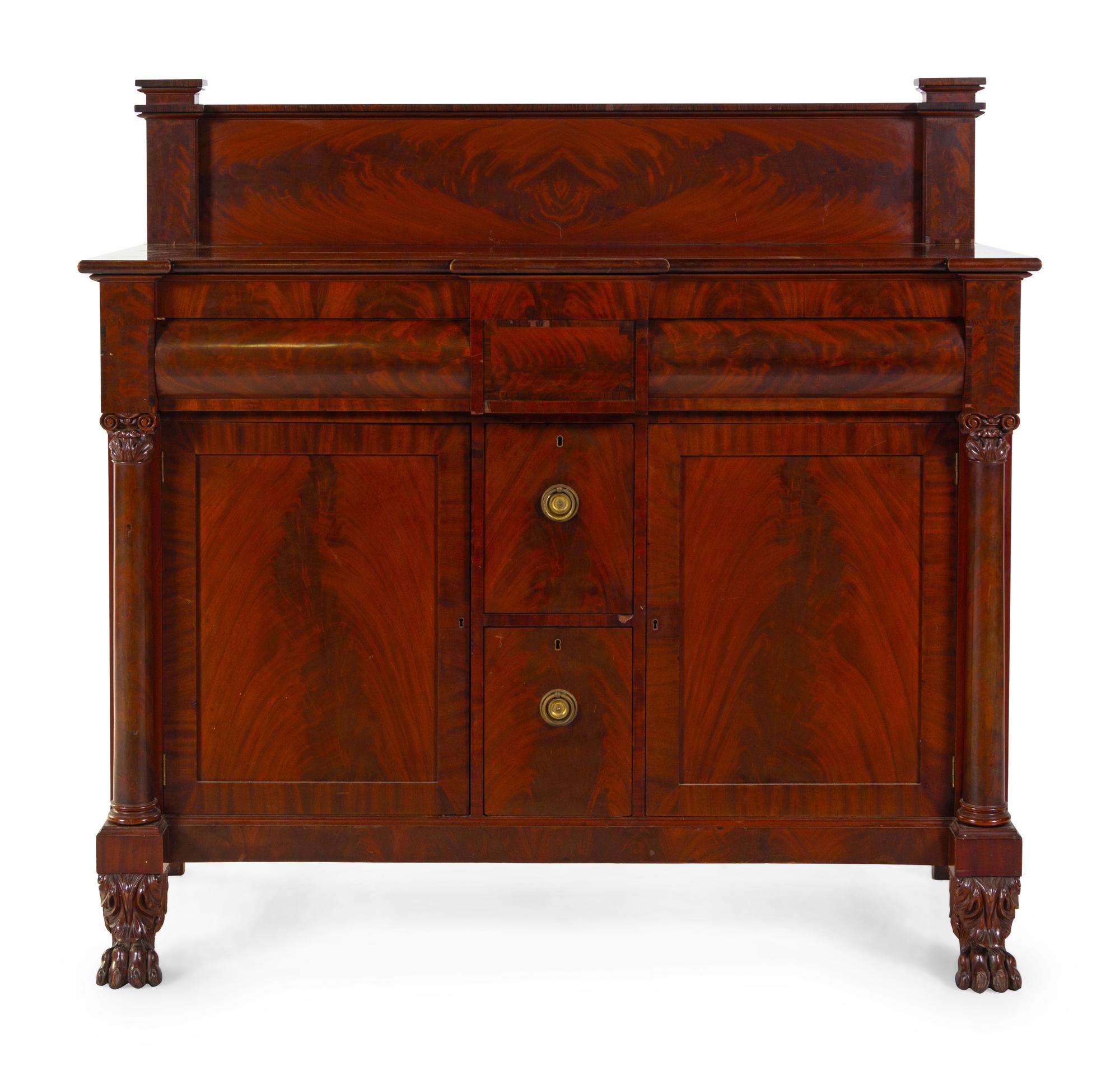 A Classical Figured Mahogany Server — 19th Century