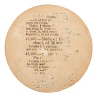 [LINCOLN, Abraham (1809-1865)]. Lincoln and Hamlin 1860 campaign ferrotypes. [ With: ] Miniature portrait of Lincoln.