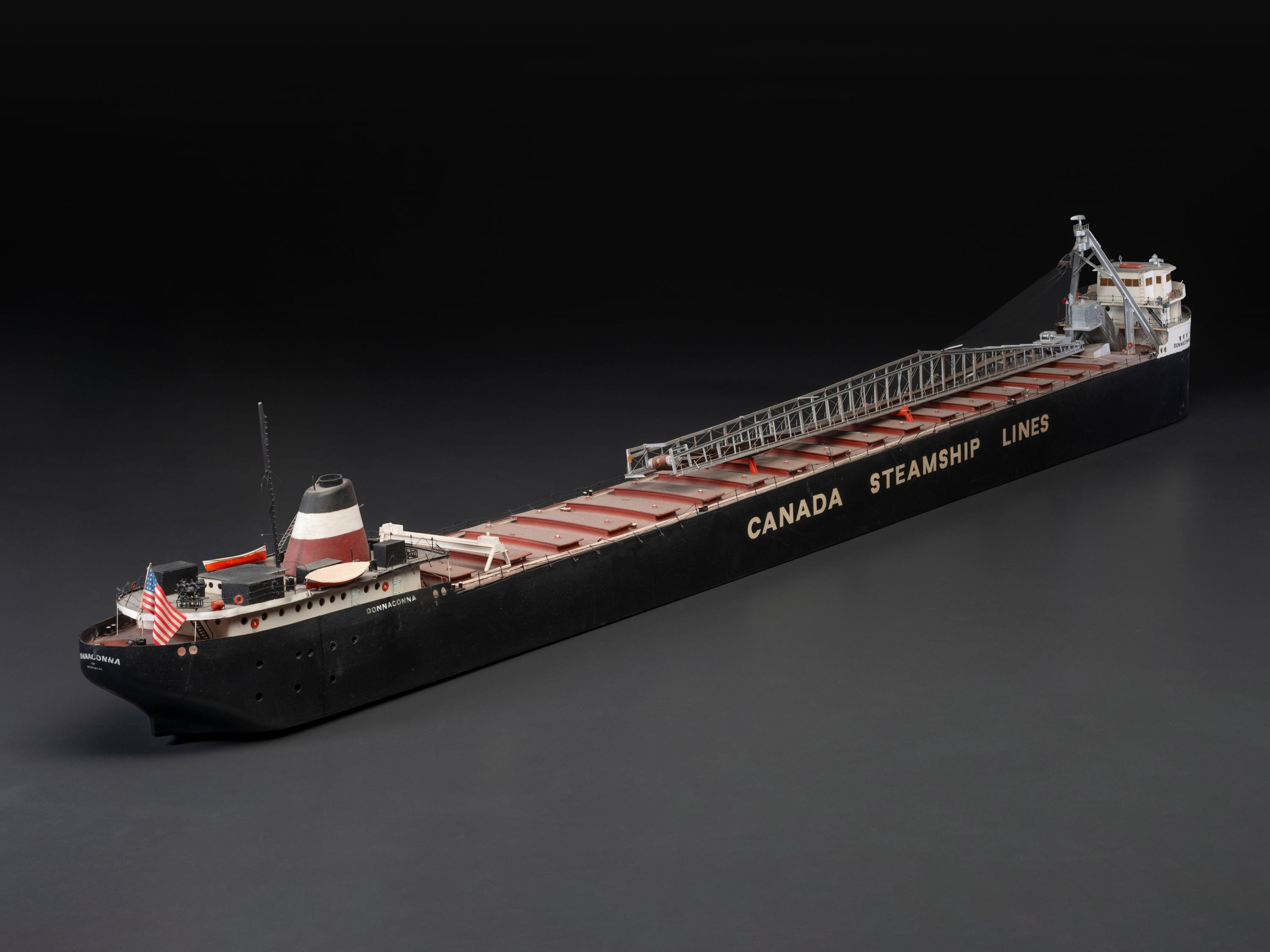 A Great Lakes Bulk Freighter Model, SS Donnacona