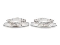 A Pair of French Silver Sauce Boats