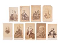 [LITERATURE]. Portraits of famous authors and writers, incl. Alexandre DUMAS, Nathaniel HAWTHORNE, Ralph Waldo EMERSON, et. al.