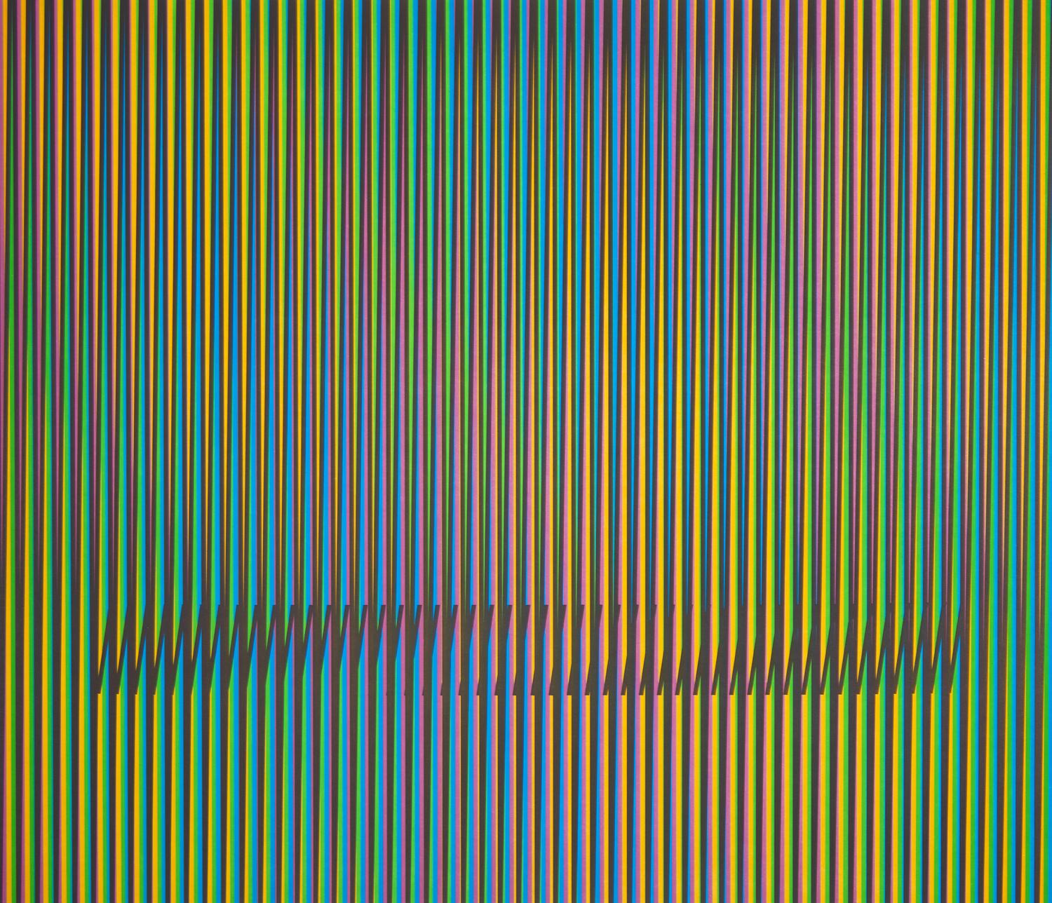 Inducción Cromática a Doble Frecuencia (from Serie Caura Permutación 7), 2015