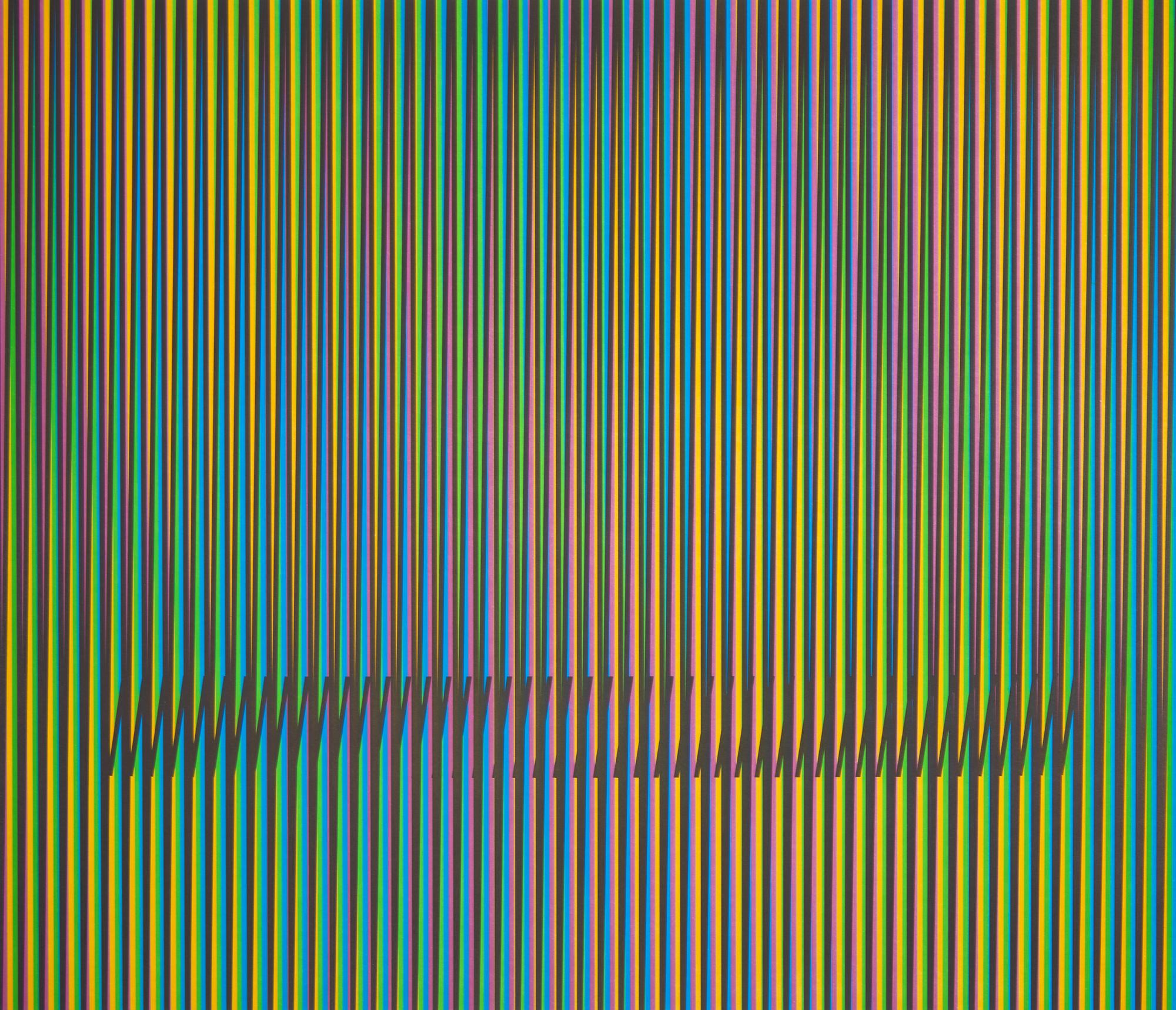 Inducción Cromática a Doble Frecuencia (from Serie Caura Permutación 7), 2015