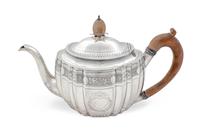 A Victorian Silver Teapot — Maker H&Co., Edinburgh, 1882