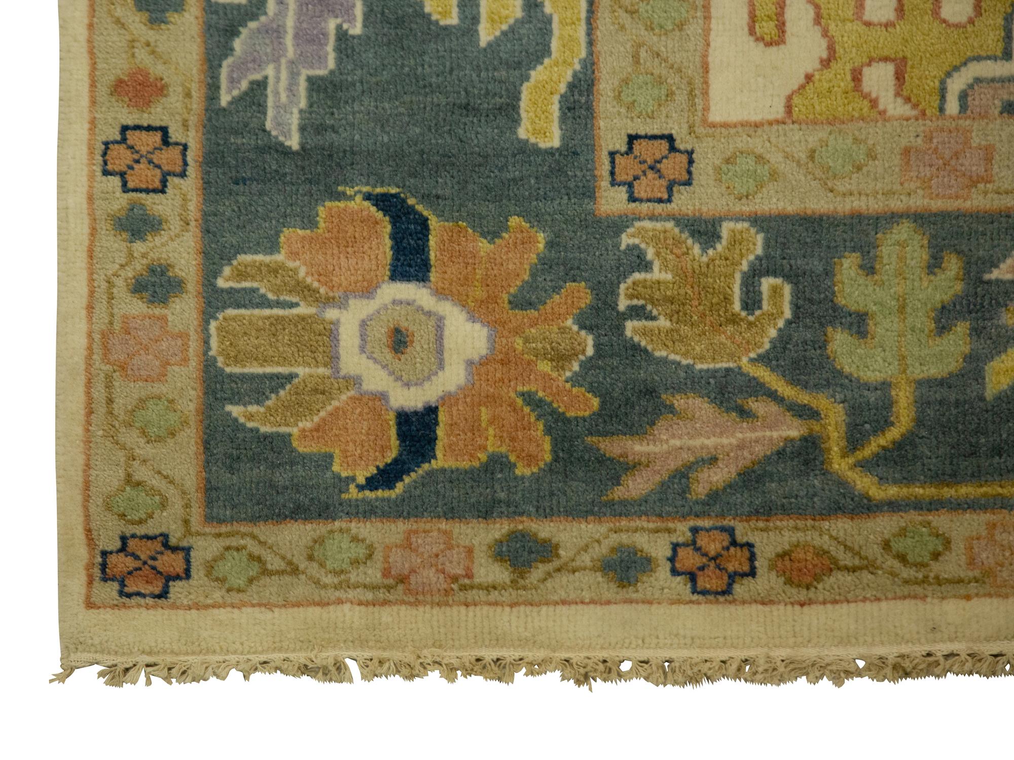 An Oushak Wool Rug