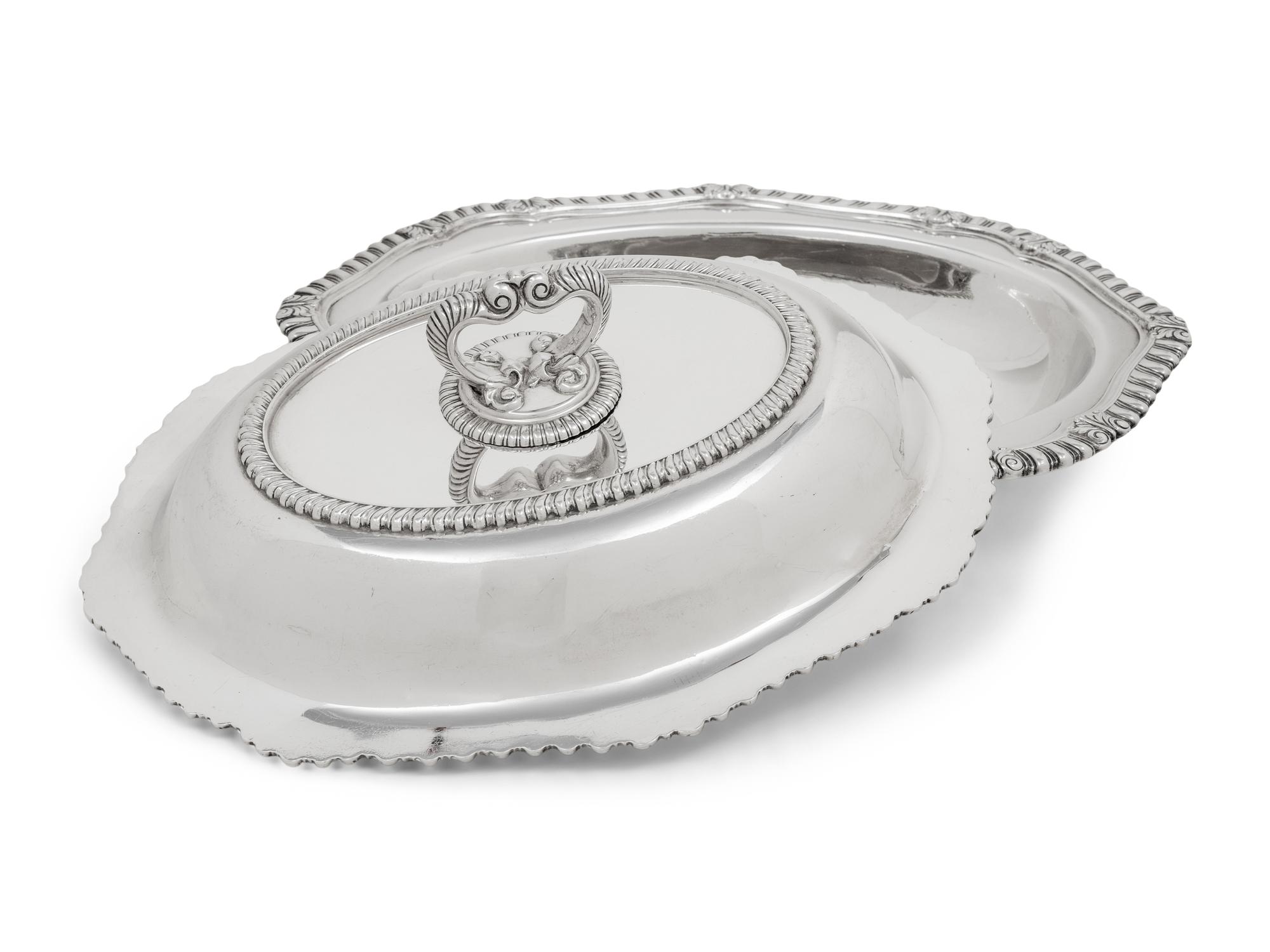 A Tiffany and Co. Silver Entree Dish