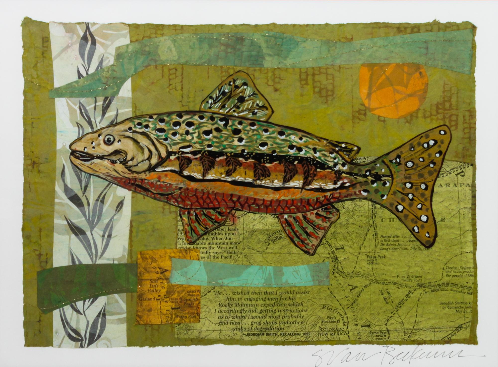 Sarah Van Beckum, (American, 20th/21st Century), Garland and Bent's Old Fort