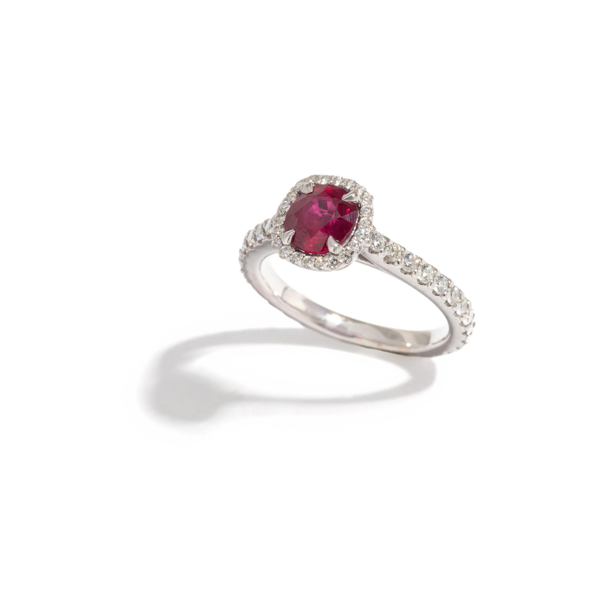 RUBY AND DIAMOND RING