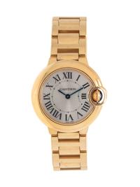 CARTIER, REF. 3006 18K YELLOW GOLD 'BALLON BLEU' WRISTWATCH