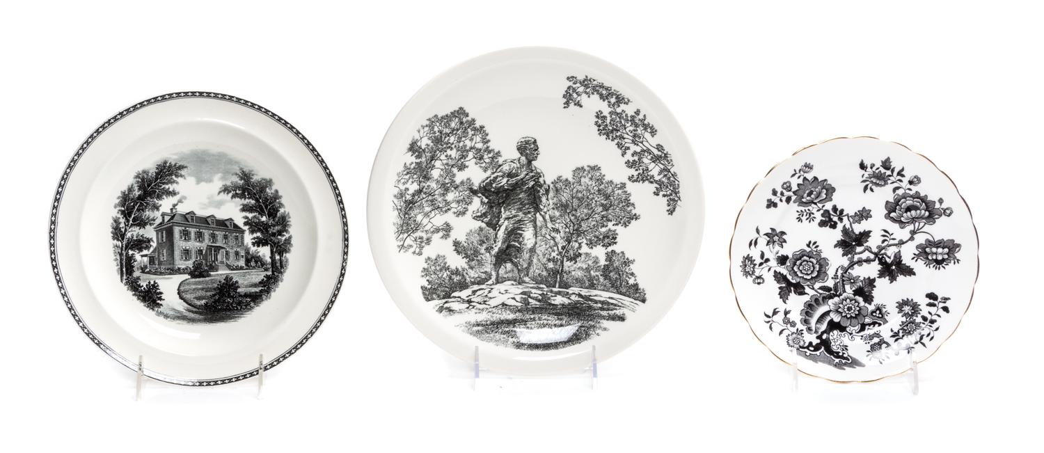 A Group of English Plates Diameter of largest 10 1/2 inches. — 20TH CENTURY