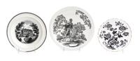 A Group of English Plates Diameter of largest 10 1/2 inches. — 20TH CENTURY