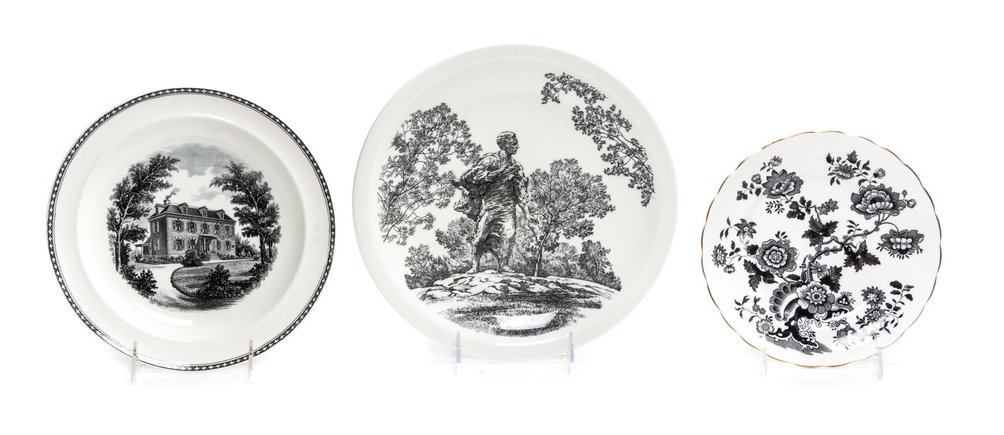 A Group of English Plates Diameter of largest 10 1/2 inches. — 20TH CENTURY