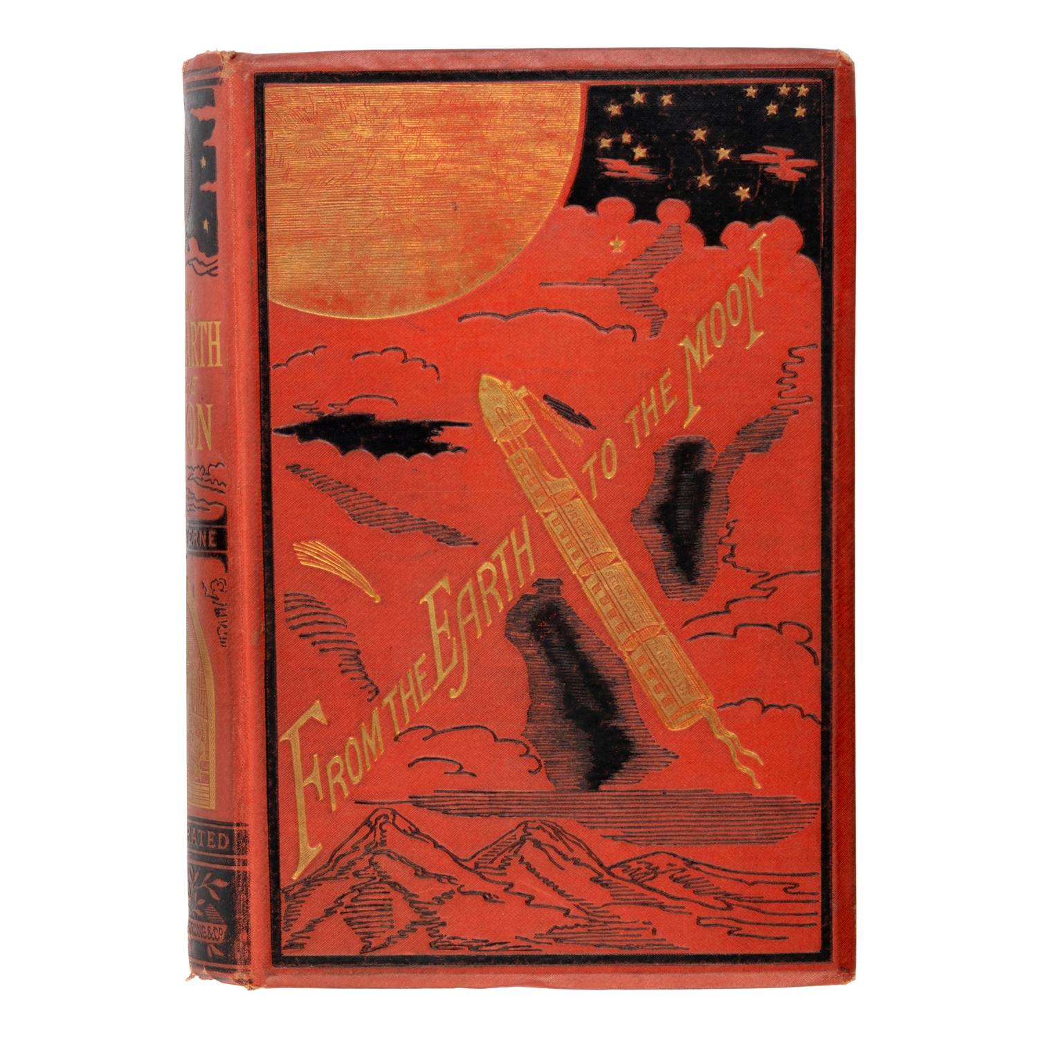 Verne, Jules (1828-1905). From the Earth to the Moon Direct in Ninety-Seven Hours and Twenty Minutes: and a Trip Round It . New York: Scribner, Armstrong & Company, 1874.