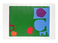 Three Reds in Magenta and Green in Blue and Three Reds in Green and Magenta in Blue (a pair of prints), 1970