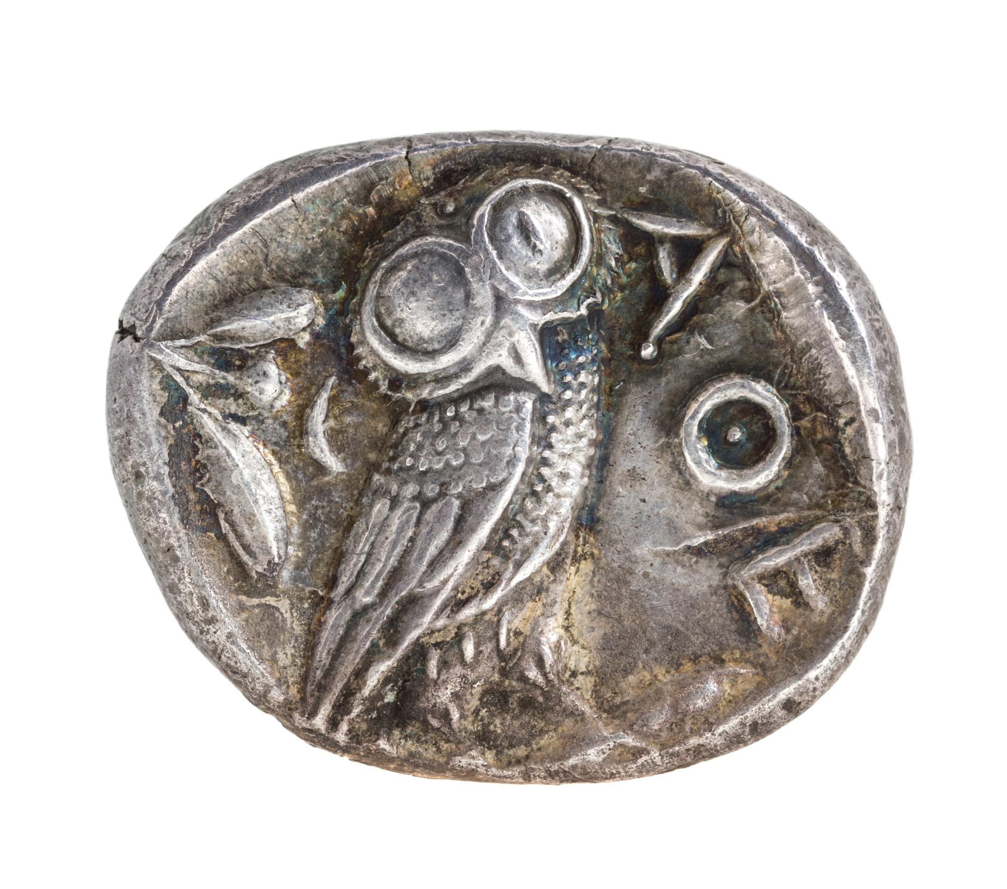 Ancient Greek, Athens (circa 450 BCE), Silver Tetradrachm — Silver Tetradrachm