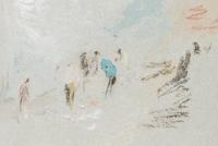 Figures on the Cliffs at Margate , c. 1840-45