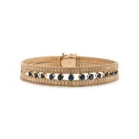 YELLOW GOLD AND SAPPHIRE BRACELET