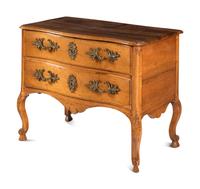 A Louis XV Fruitwood Commode