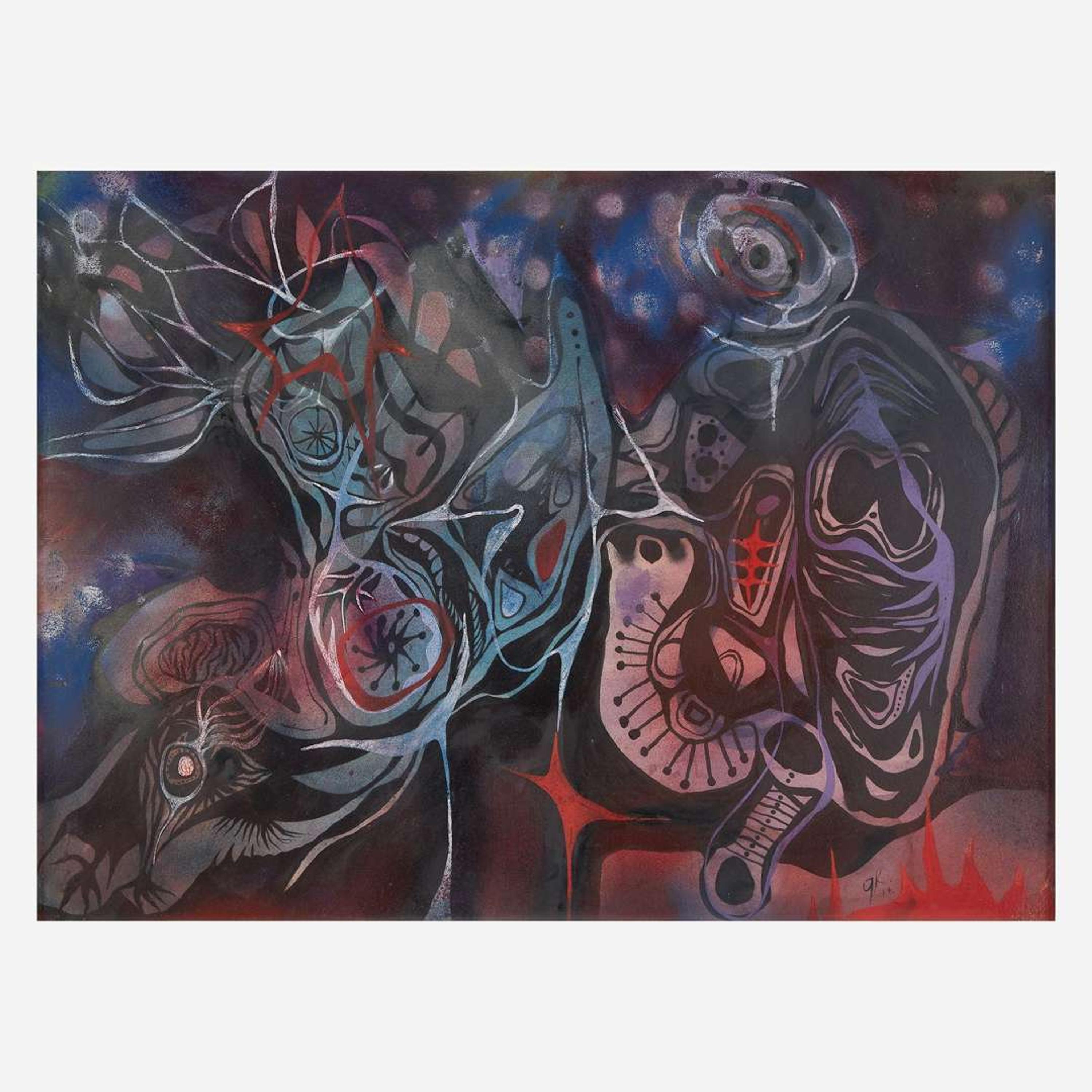 Gerome Kamrowski (American, 1914-2004) Purple Complex
