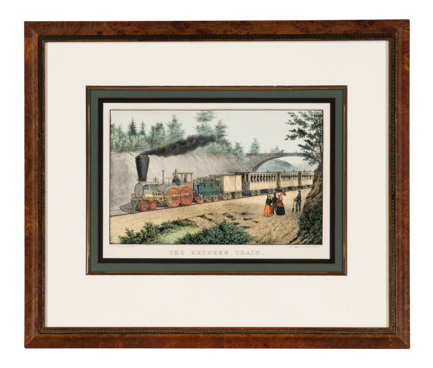 [AMERICANA - CURRIER & IVES]. A group of 7 small format lithographs, comprising: