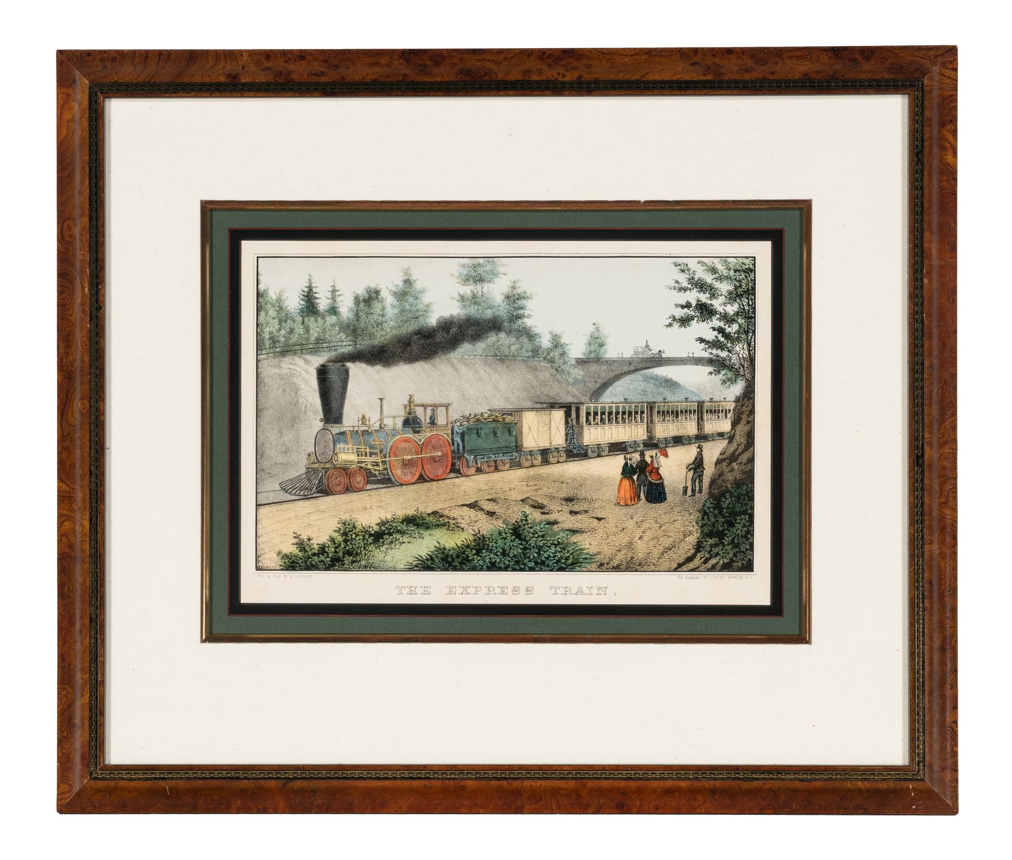 [AMERICANA - CURRIER & IVES]. A group of 7 small format lithographs, comprising:
