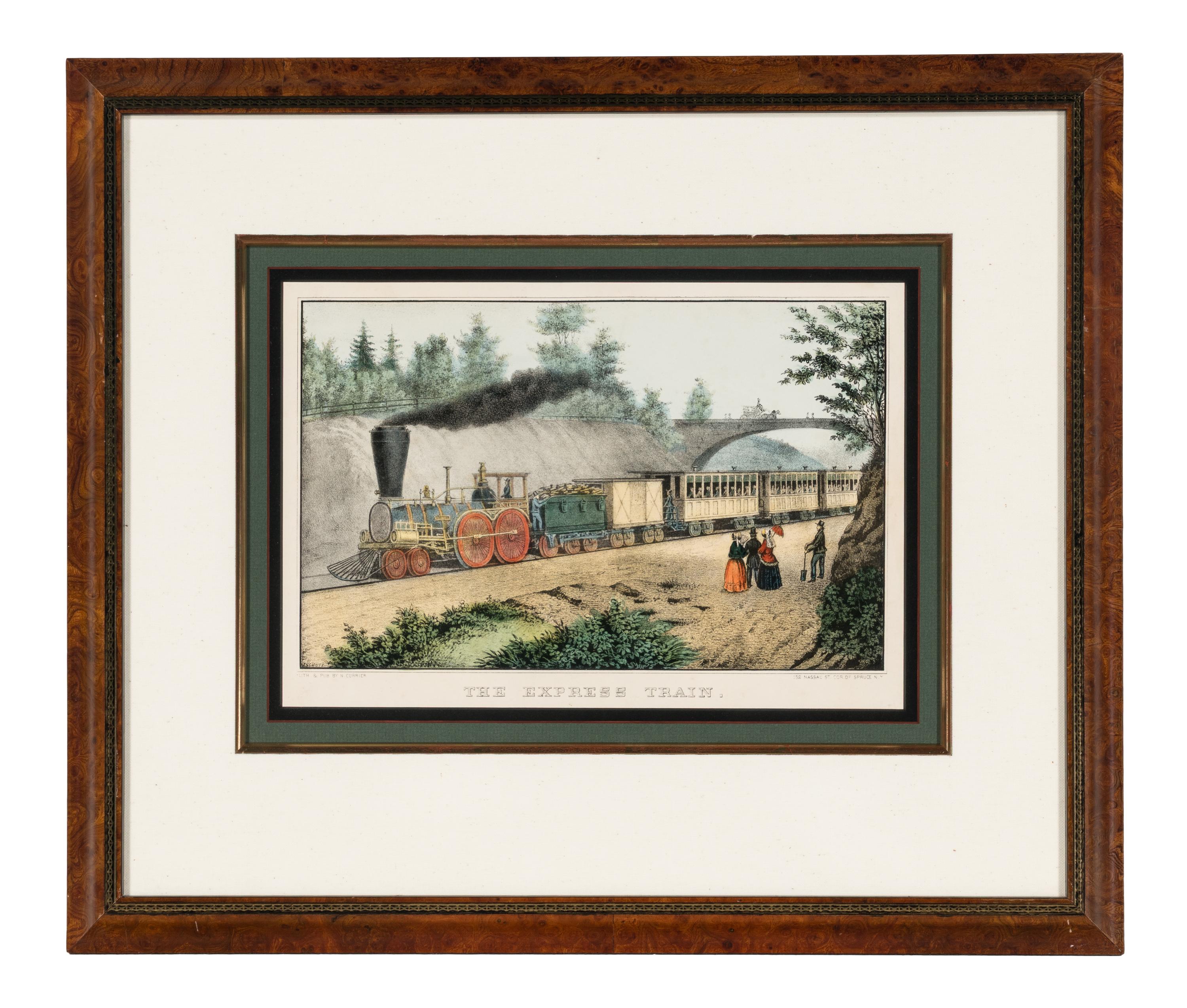 [AMERICANA - CURRIER & IVES]. A group of 7 small format lithographs, comprising: