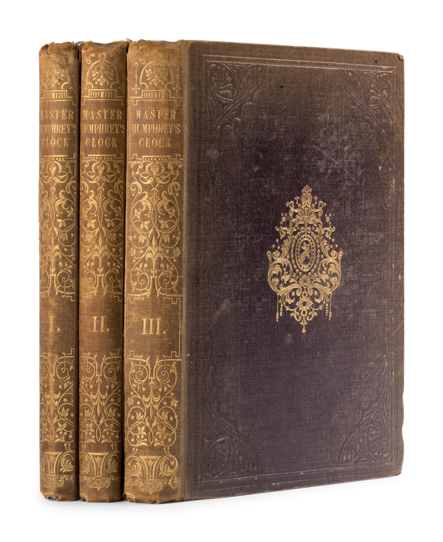 DICKENS, Charles (1812-1870). Master Humphrey's Clock . London: Chapman and Hall, 1840-1841.