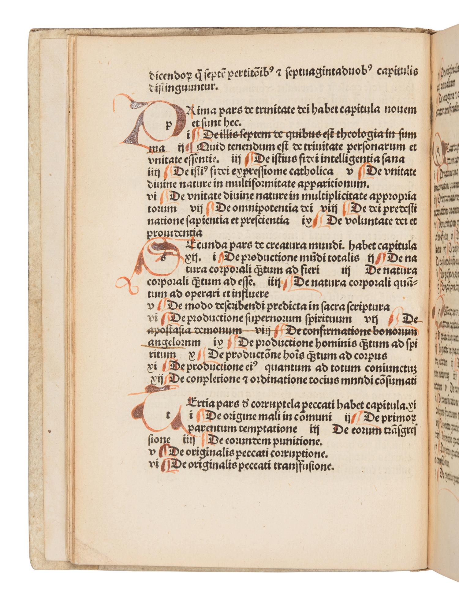 BONAVENTURA (1221-1274). Breviloquium . [Leipzig : Gregorius Böttiger (Werman), about 1495].