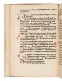BONAVENTURA (1221-1274). Breviloquium . [Leipzig : Gregorius Böttiger (Werman), about 1495].