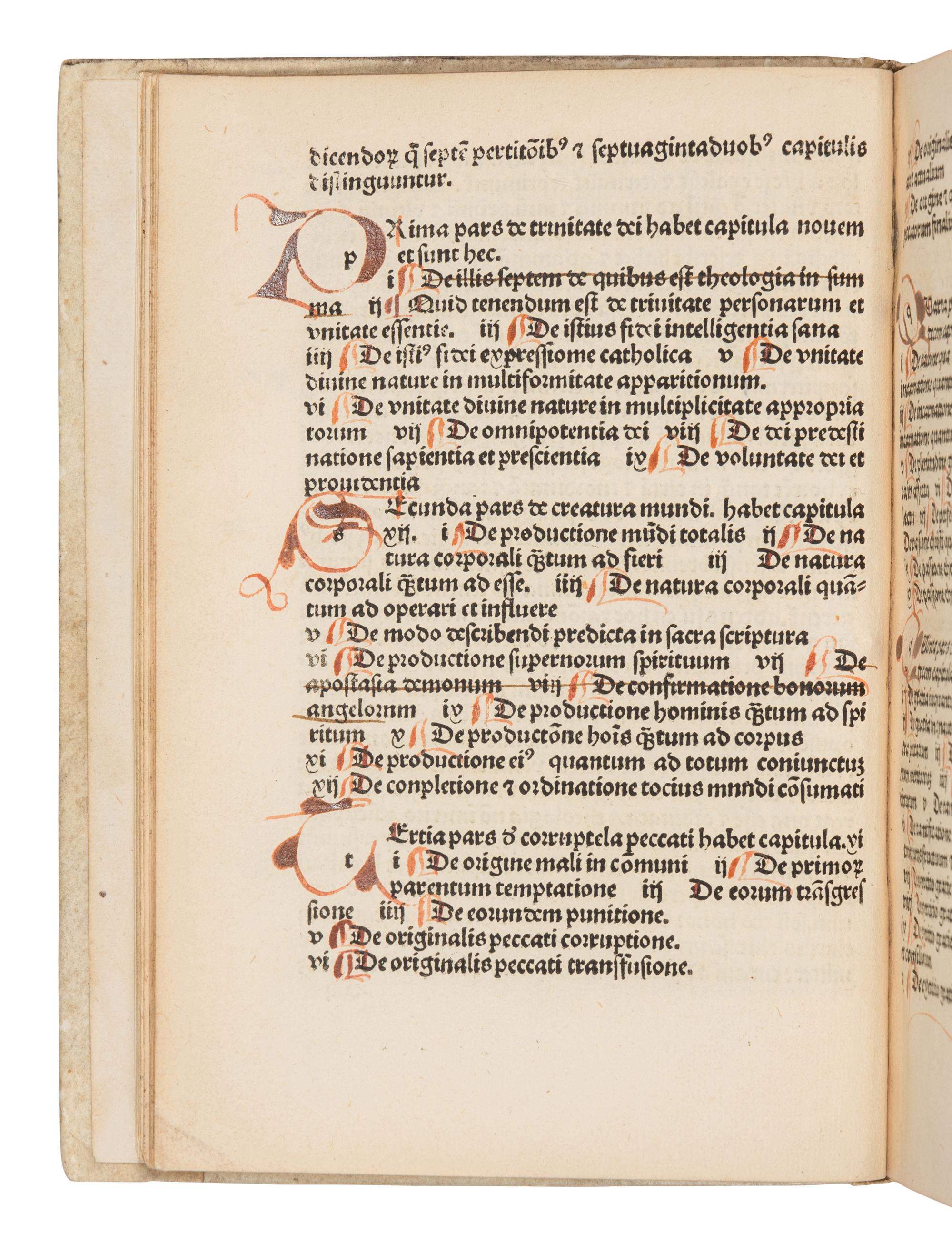 BONAVENTURA (1221-1274). Breviloquium . [Leipzig : Gregorius Böttiger (Werman), about 1495].