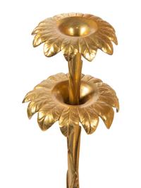 A Gilt Bronze and Brass Six-Light Chandelier Attributed to Maison Baguès