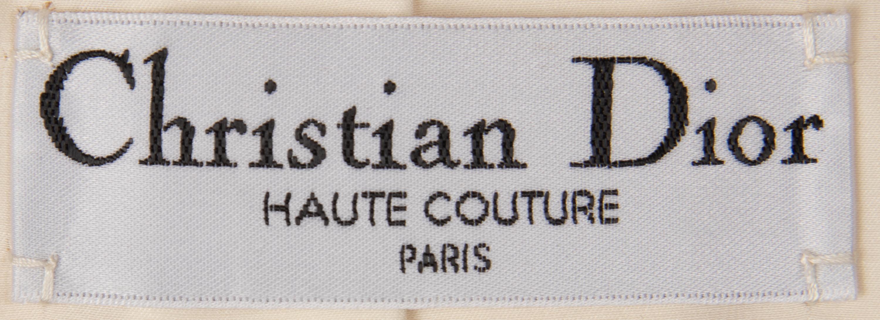 Christian Dior Haute Couture Cream Wool Coat, Autumn/Winter 2014