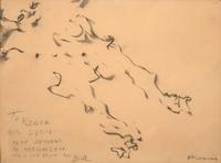 Willem de Kooning (American/Dutch, 1904-1997) - Untitled (Reclining Female Nude)