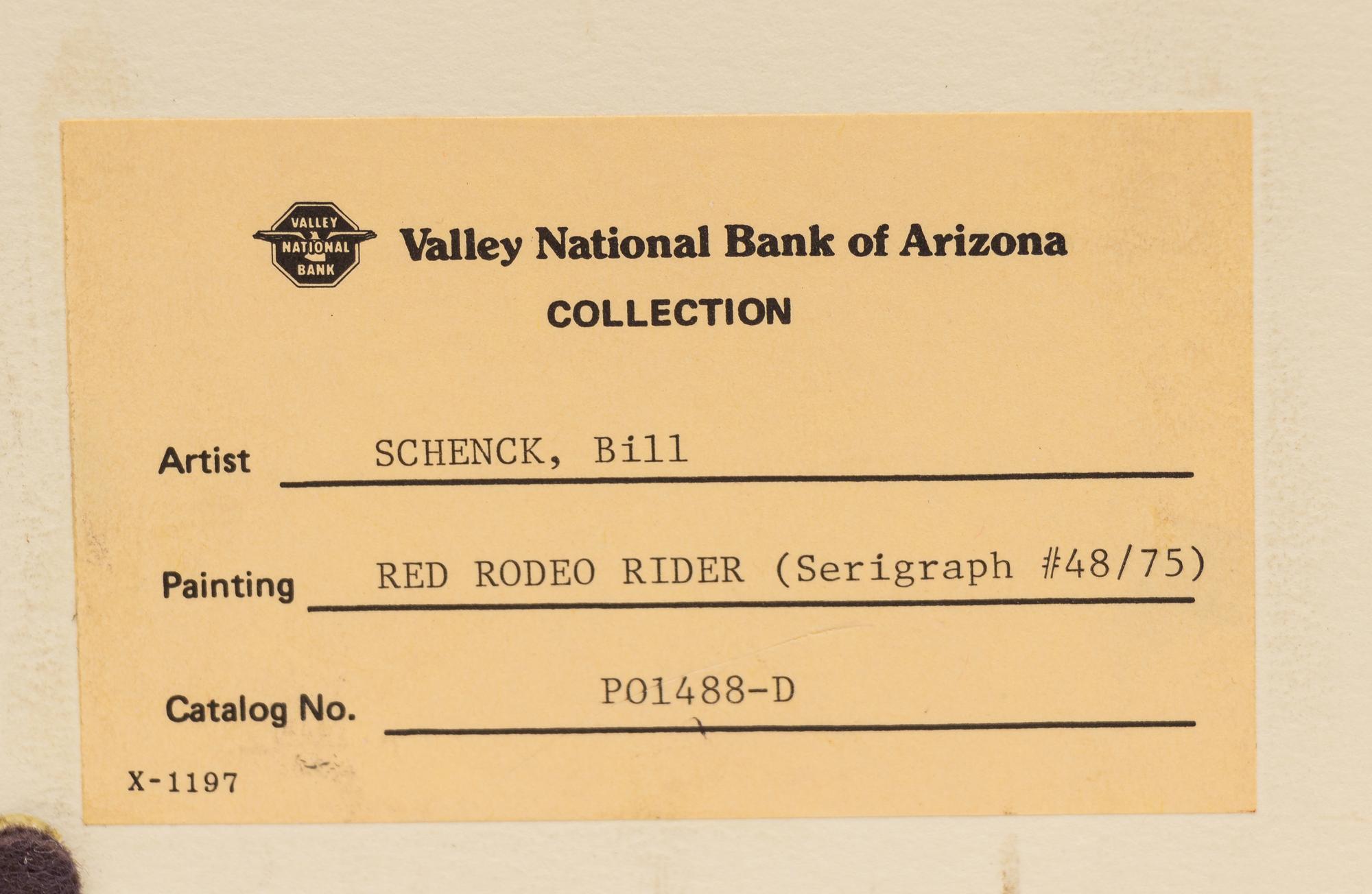 Red Rodeo Rider , edition 48/75
