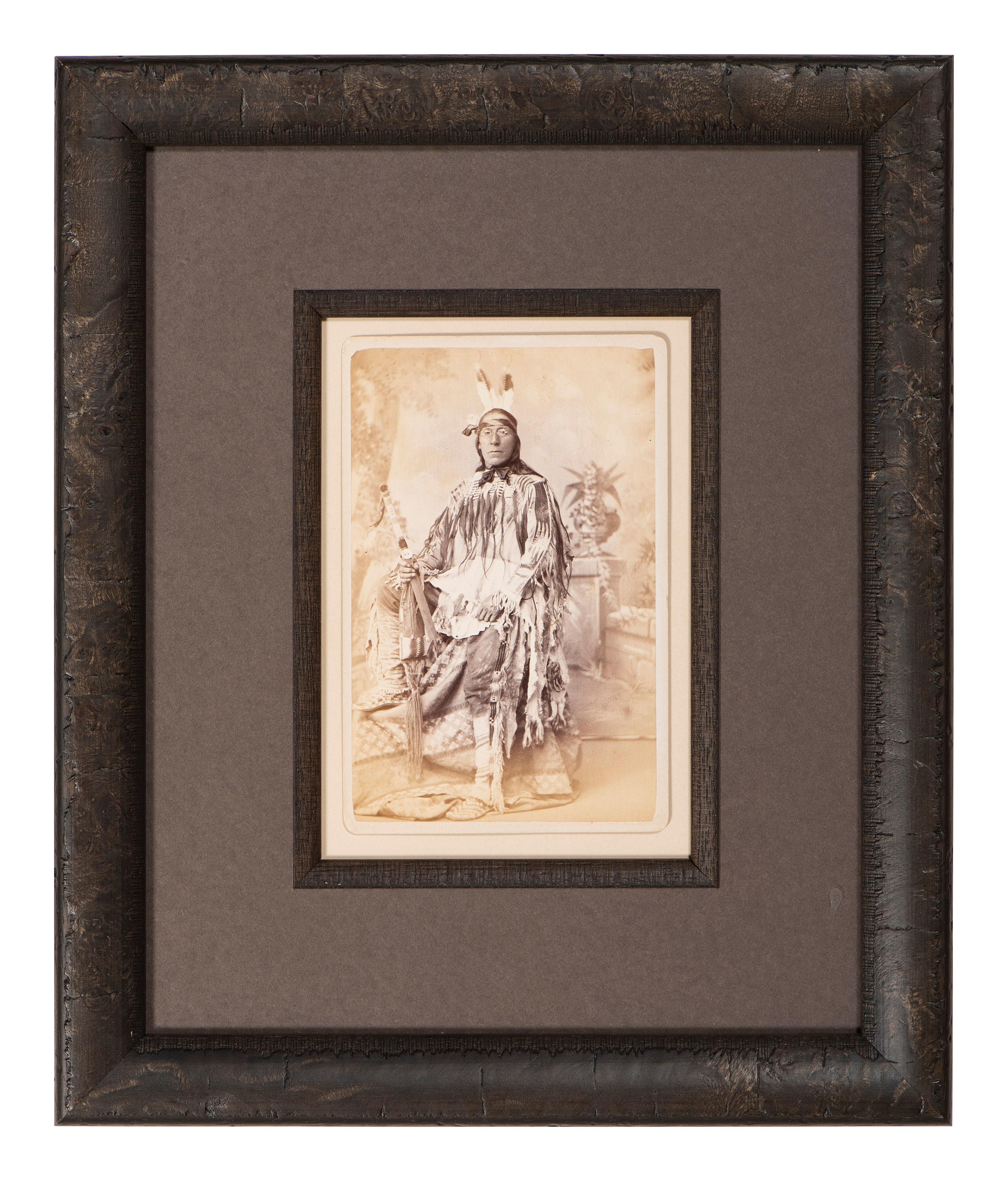 [CHOATE, John N. (1848-1902), photographer]. 3 cabinet cards featuring chiefs, ca 1880.