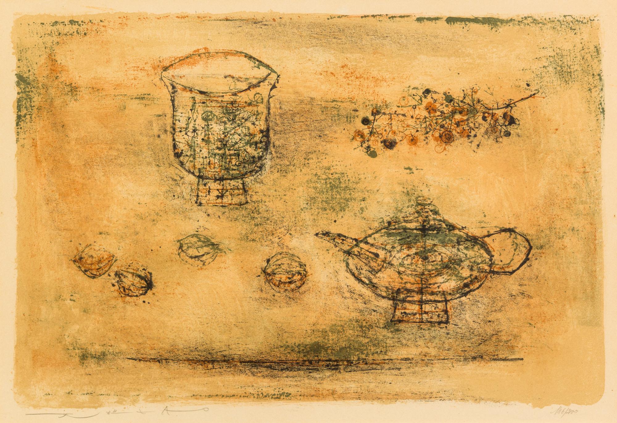 Zao Wou-Ki, (Chinese/French, 1921-2013), La theiere, 1952