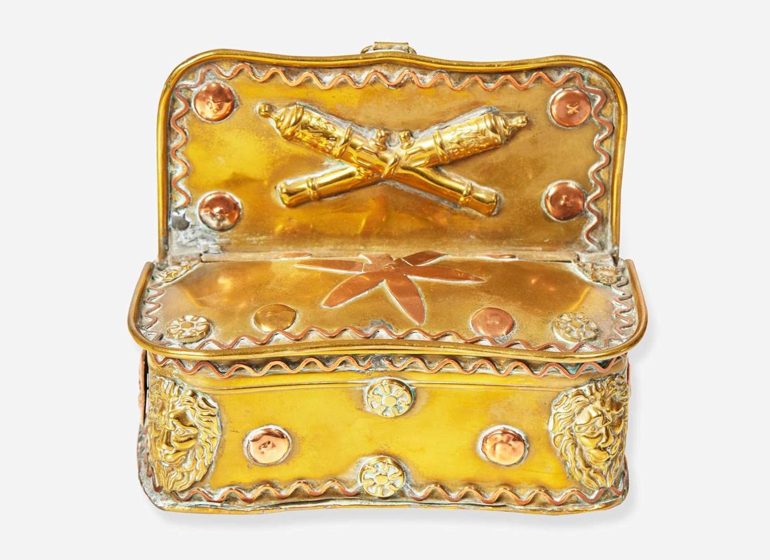 An assorted group of four brass household items, 17th - 19th century