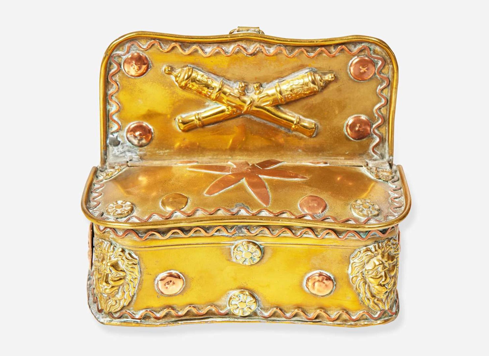 An assorted group of four brass household items, 17th - 19th century