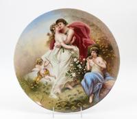 A Royal Vienna Style Porcelain Charger Diameter 14 inches. — 19TH/20TH CENTURY