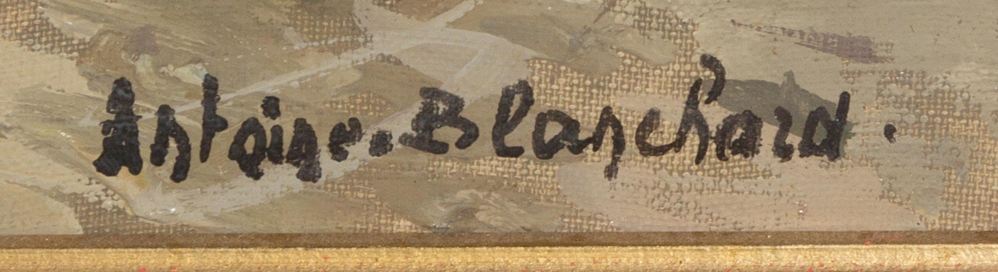 Antoine Blanchard, (French, 1910-1988), Place du Palais Royal et Comedie Francaise
