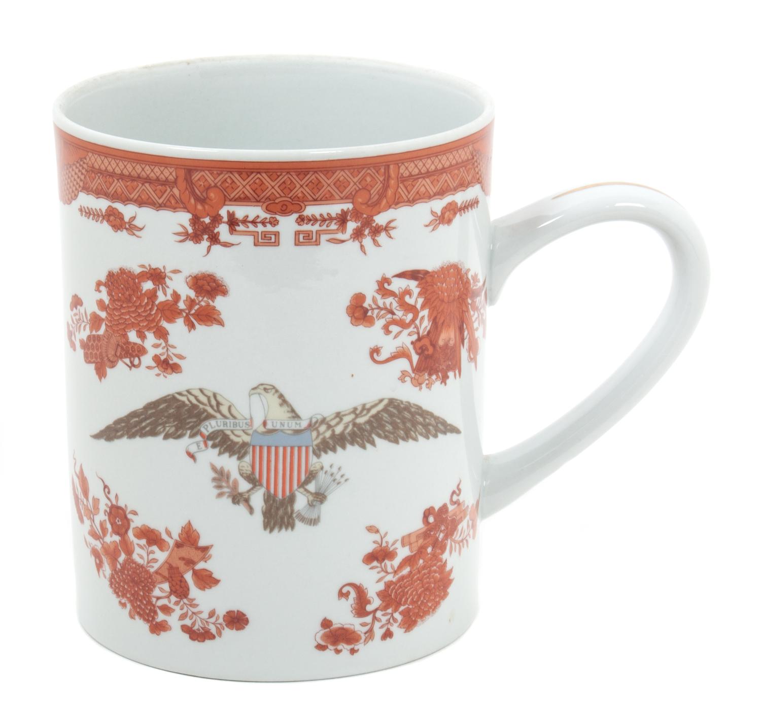 A Chinese Export Mug Height 4 inches. — 18TH CENTURY