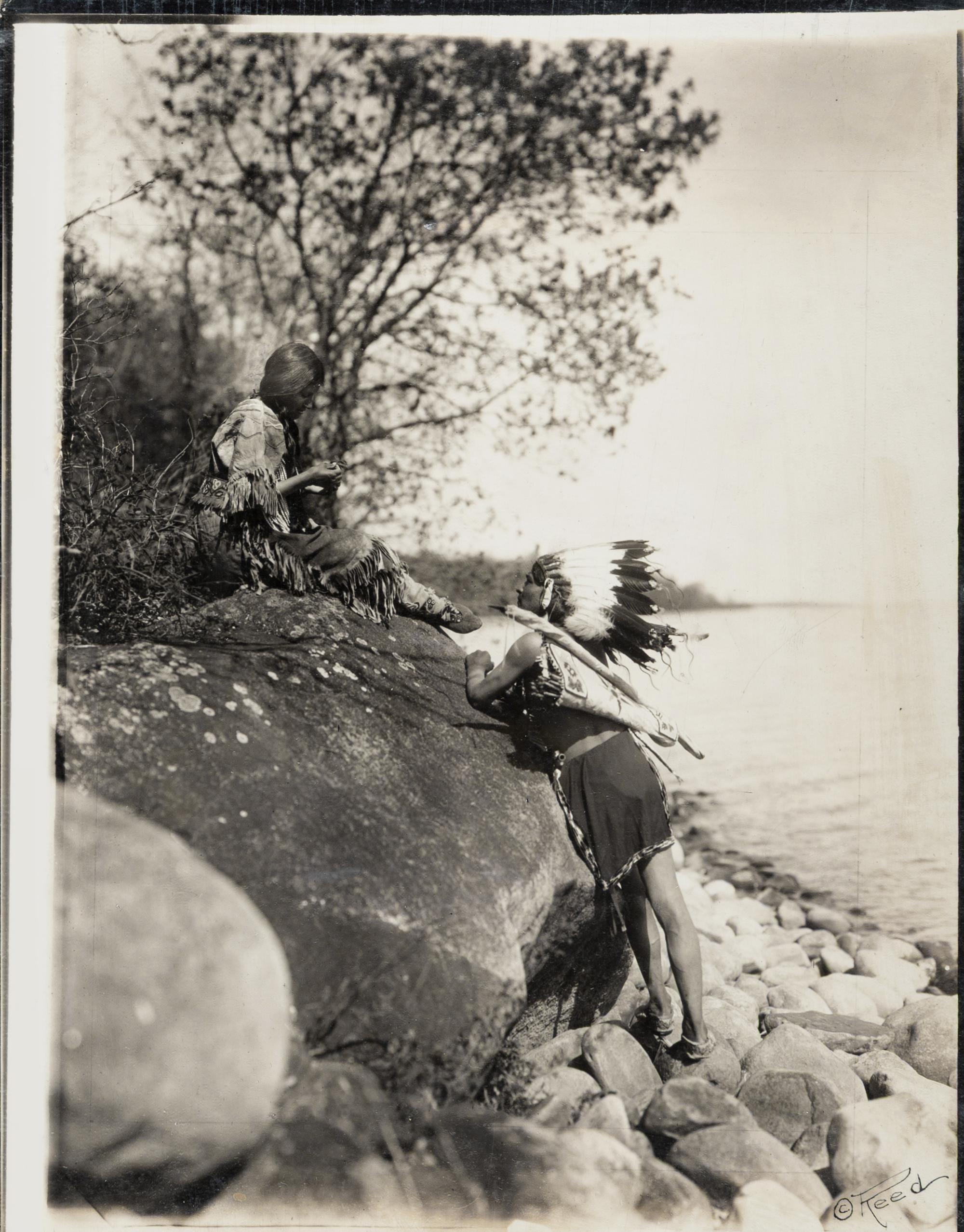 [Native-Americana] Reed, Roland. Group of 35 photographs of Native American subjects
