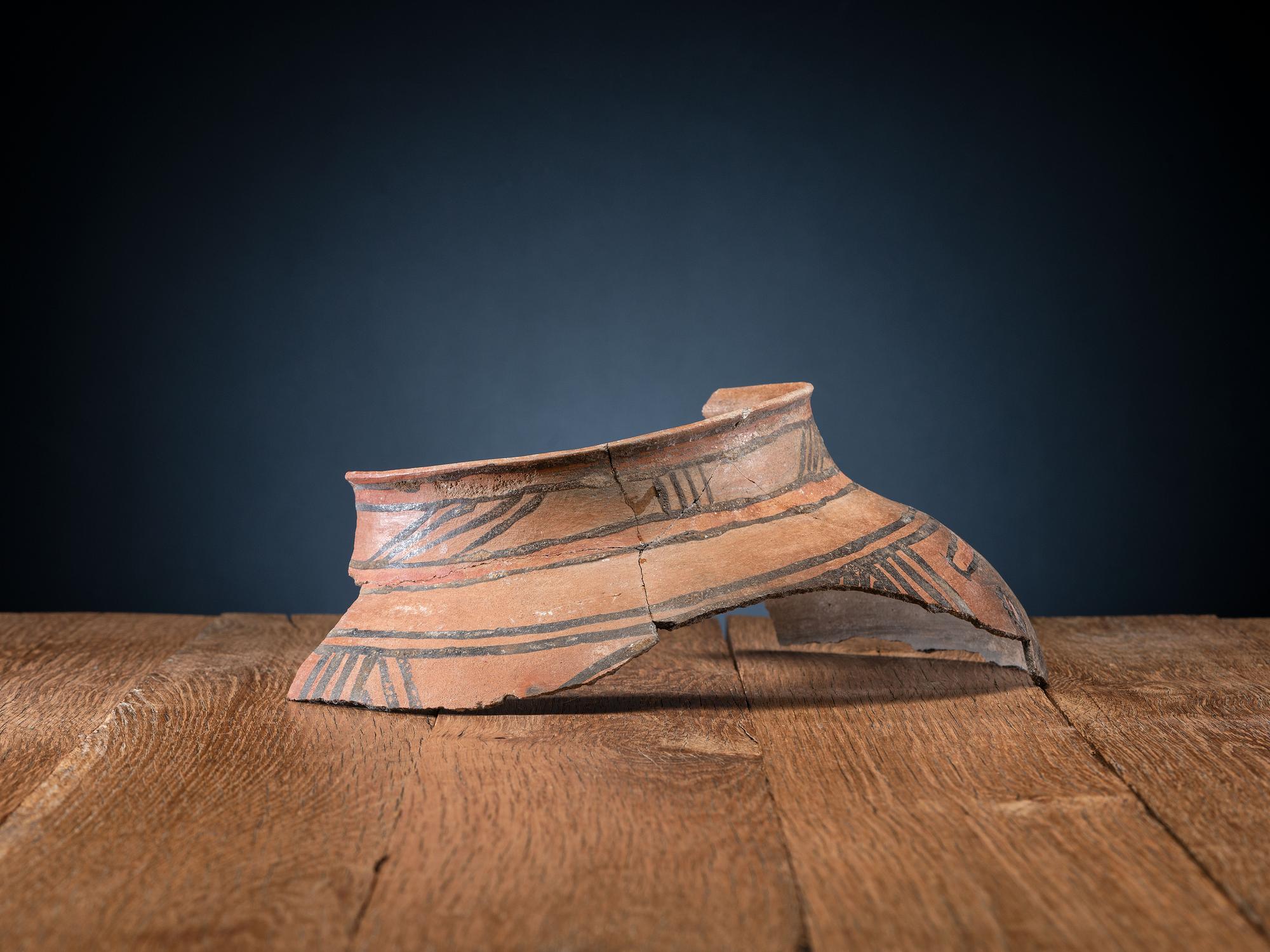 San Lazaro Pueblo Partial Pottery Rim