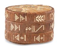 Mi'kmaq Quilled Birchbark Trinket Box