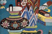 Four Chinese Cloisonné Enamel Articles