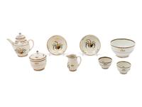 A Staffordshire Pearlware Miniature Tea Service