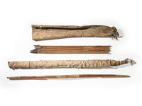 Apache Bowcase and Quiver, with Bow and Arrows