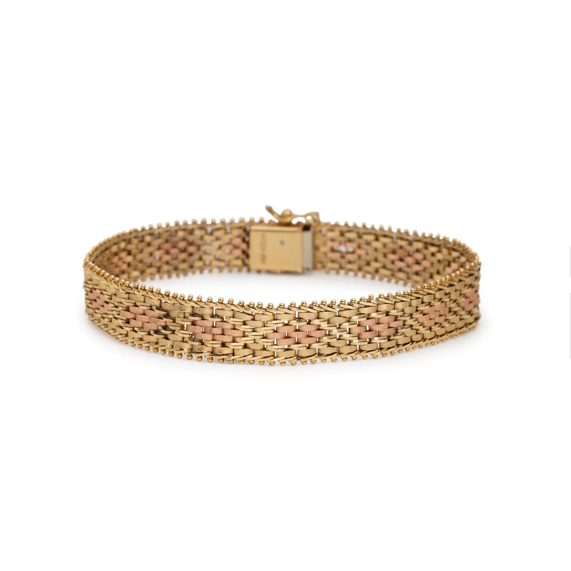 BICOLOR GOLD BRACELET