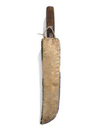 Cheyenne Beaded Hide Knife Sheath, with Knife
